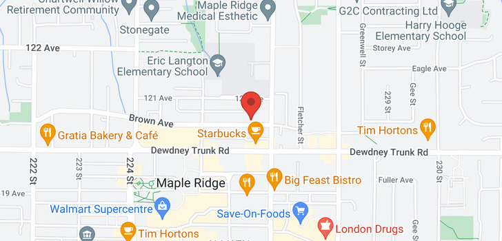 map of 22621 BROWN AVENUE